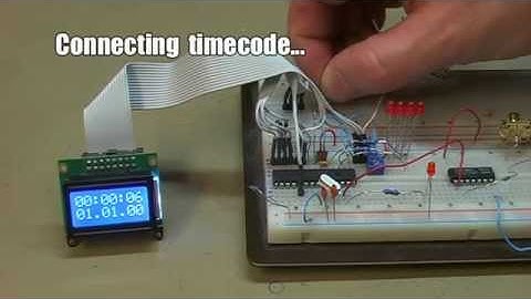 IRIG-B to DCF77 with PIC16F873