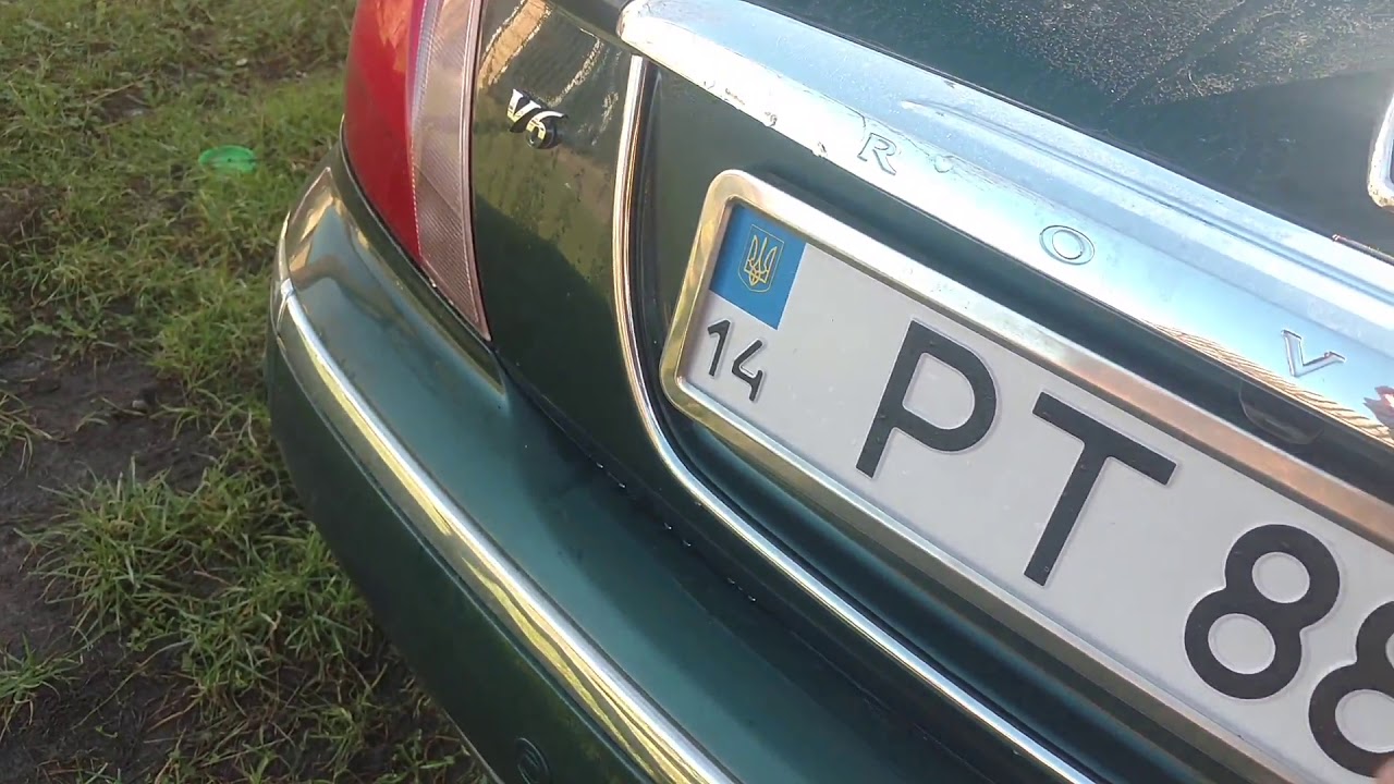 Rover 75 зашумлений номер YouTube