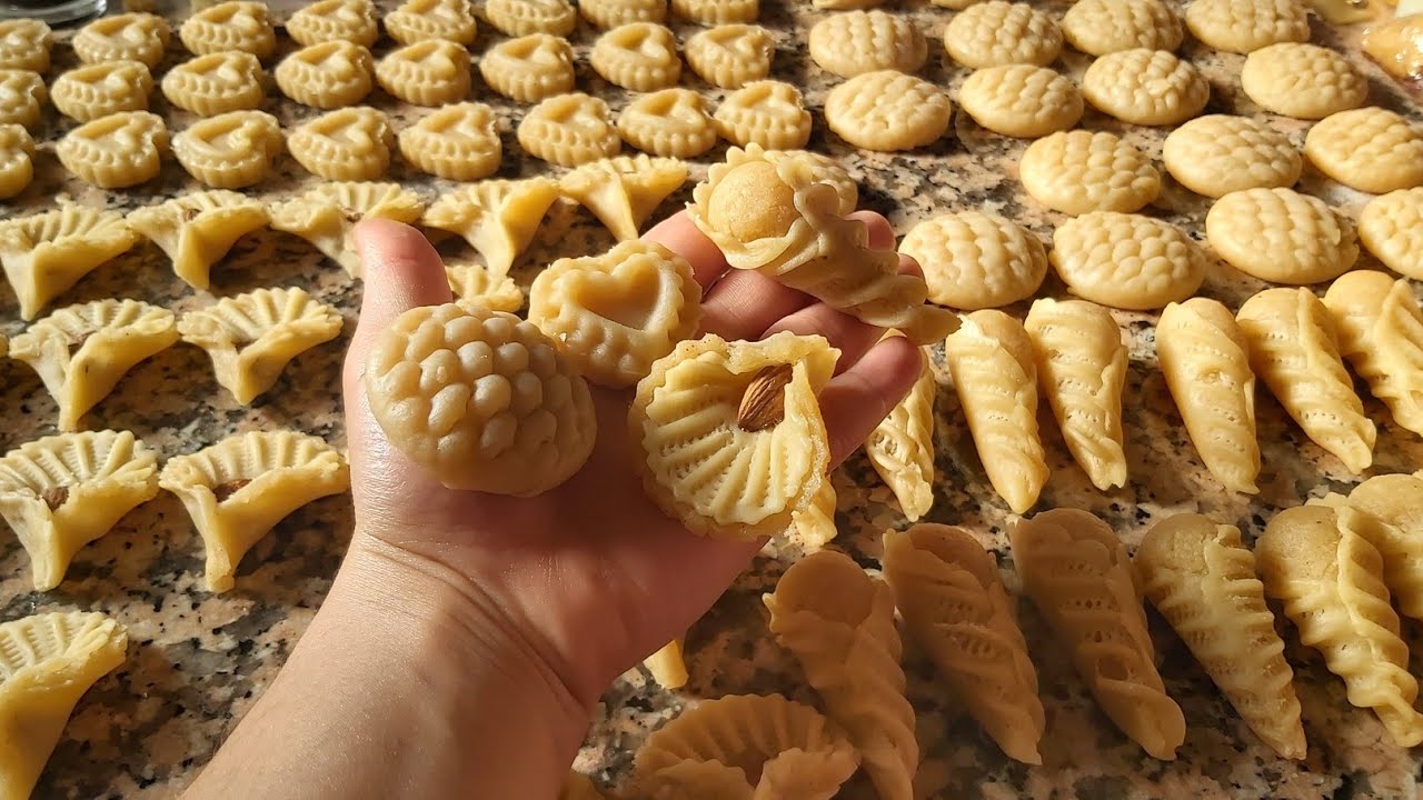 عمركي!!! تفكري ديري كوموند وفري على راسك او خدمي☄حلوى لوز فدار اسرار كتيرة واسهل طريقة4اشكال فساعتين