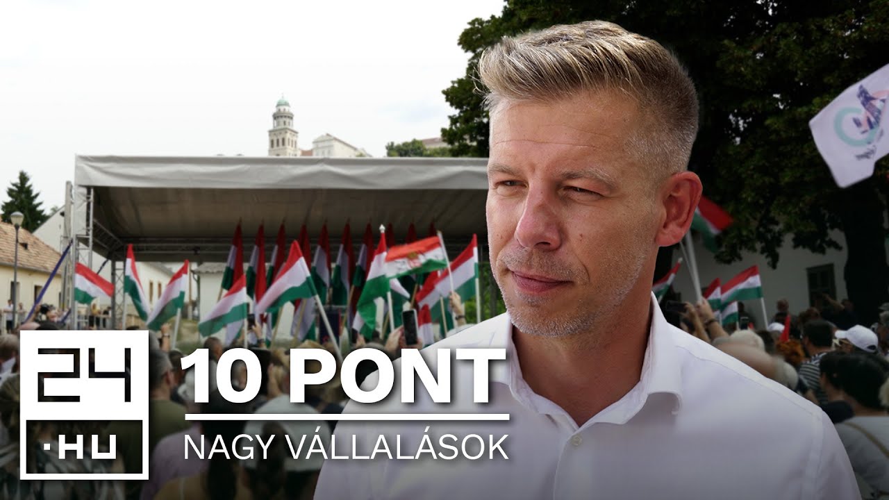 „A Tisza nem egy ciklusban gondolkodik” - Pannonhalmán hirdetett programot Magyar Péter | 24.hu