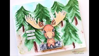 Unity Quick Tip: Watercolor Pine Tree Background
