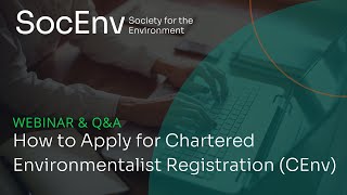 How to become a Sustainability Professional - Register to become a CEnv in 2026! screenshot 4