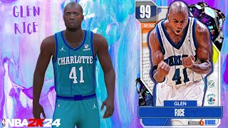 Dark Matter Glen Rice | Gameplay & Review | NBA 2K24 MyTeam