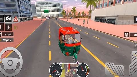 Tuk Tuk Rickshaw Driving Simulator 2024 - City Mountain Auto Driver - Android Game