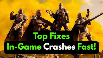Helldivers 2 Crashing? Top Fixes for PC & PS5 (2025) | Fix Startup & In-Game Crashes Fast!