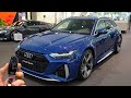 2021 audi rs6 avant 600hp  sound  visual review