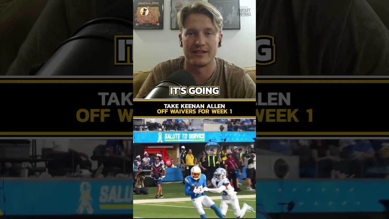 If You're Going to Start Keenan Allen At All This Year, Week 1 is the Week to Start Him