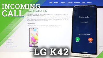 LG K42 - Incoming Call Screen | Default Ringtone & Options Review
