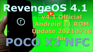 RevengeOS 4.1 Official for Poco X3 NFC (Surya) Android 11