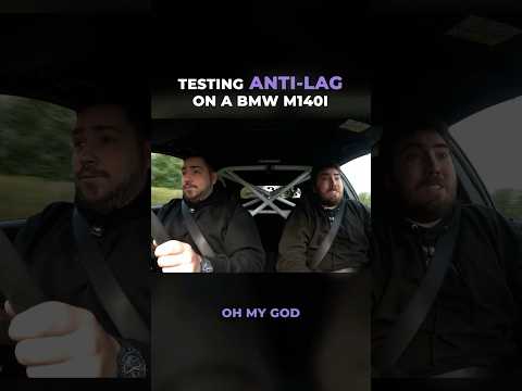 BMW M140I ANTI-LAG TEST #cars #tdc #antilag #turbo #bmw #m140i #bts #reactionvideo