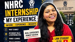 NHRC internship experience | law internship | government internship with stipend + honest review