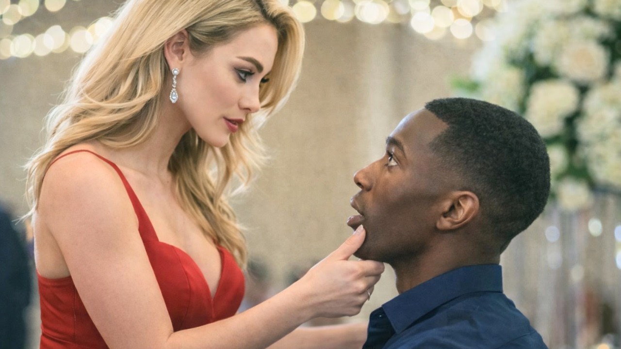 A Black Single Dad Came to the Wedding Alone — Then a Woman Suddenly Said, “Look at Me”