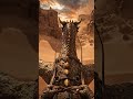 🦂 Sandscale Wyrm Over a Desert Canyon Sandstorm 🐉 | Epic Desert Dragon Short