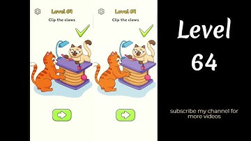 DOP 5 Delete One Part Level 64 | DOP 5 Level 64 Clip the claws