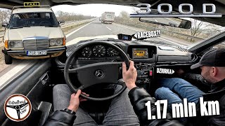 1981 Mercedes 300D 'TAXI' | Beczka z 1 mln km. Prezentacja, 0100 km/h, wyciszenie. | 4K