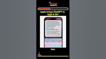 🚨 Apple brings ChatGPT to Apps and Siri #wwdc24 #apple #chatgpt