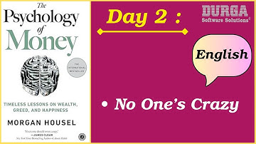 Day 2 : No One’s Crazy: Why Everyone Handles Money Differently | Durga Sir