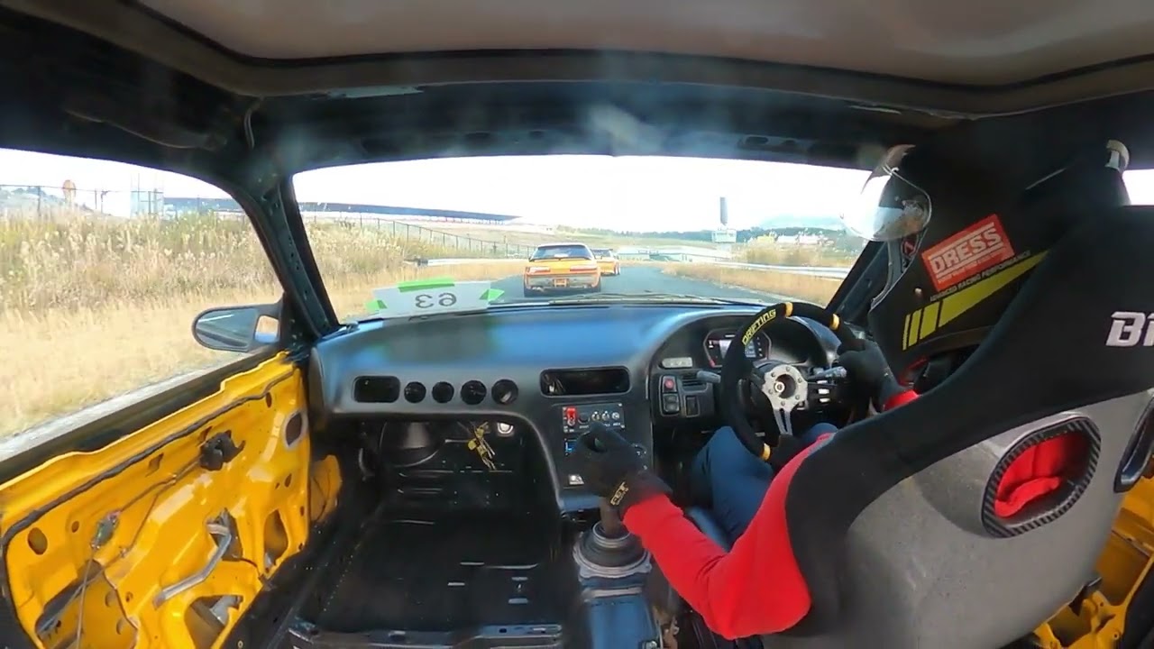 オートポリス　レイクサイド　ドリフト　カーメイクSAM　走行会　180SX　S14　S13　2022.11.18　フリー走行 オンボード　車載  #drift