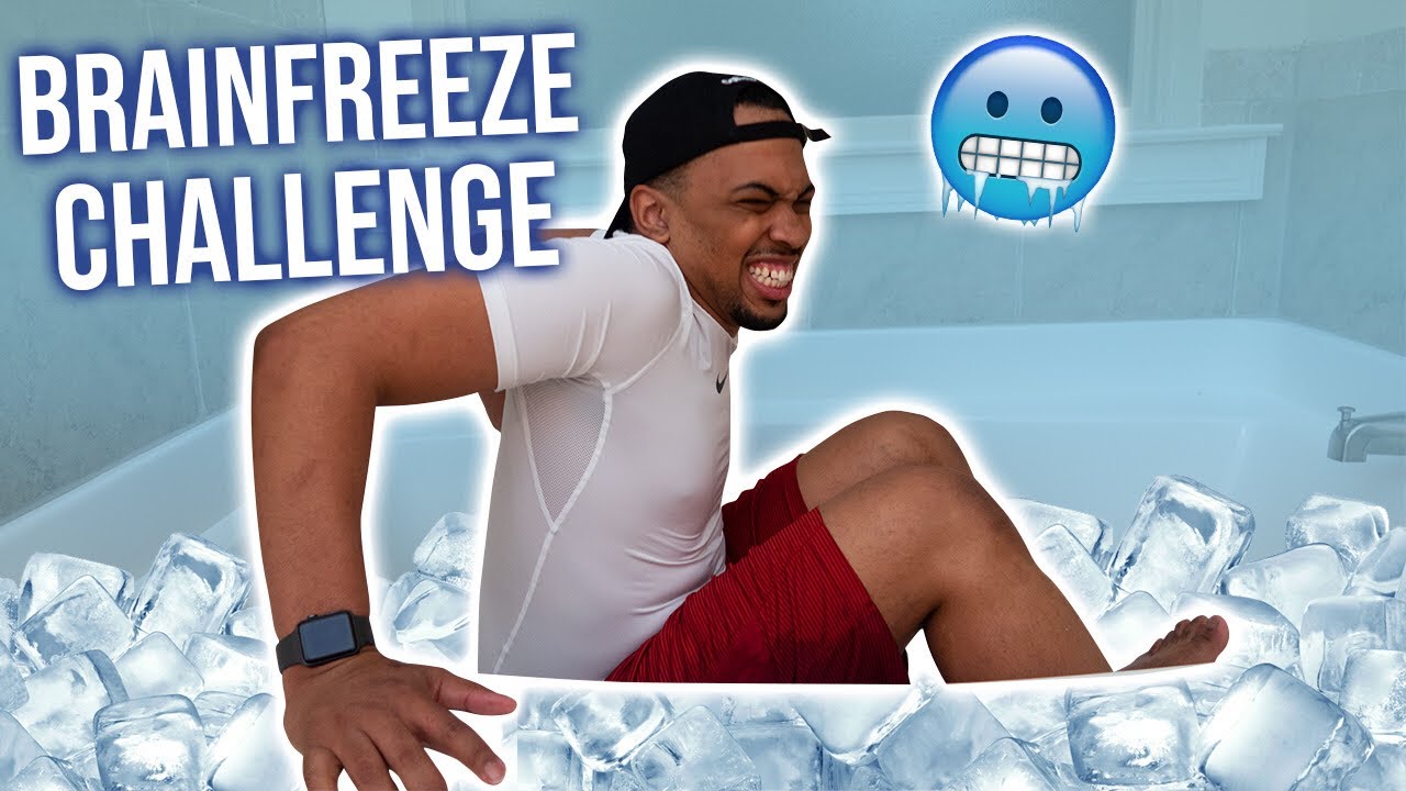 Brain Freeze Challenge *freezing COLD* | TERRELL & JARIUS