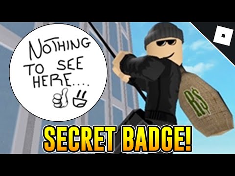 How To Get The Secret Badge In Rob The Bank Obby Roblox Youtube - roblox rob the bank obby secret badge