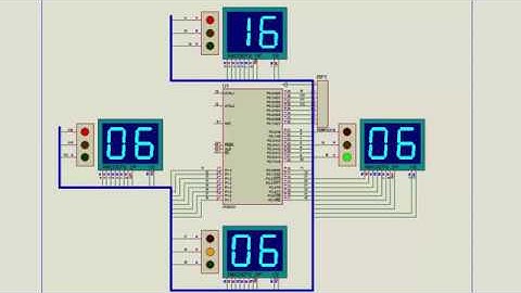Automatic Traffic Light controller using 8051 microcontroller | Full [Code+circuit] | traffic light