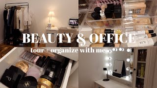 2024 BEAUTY ROOM + OFFICE TOUR ( clean + organize with me )