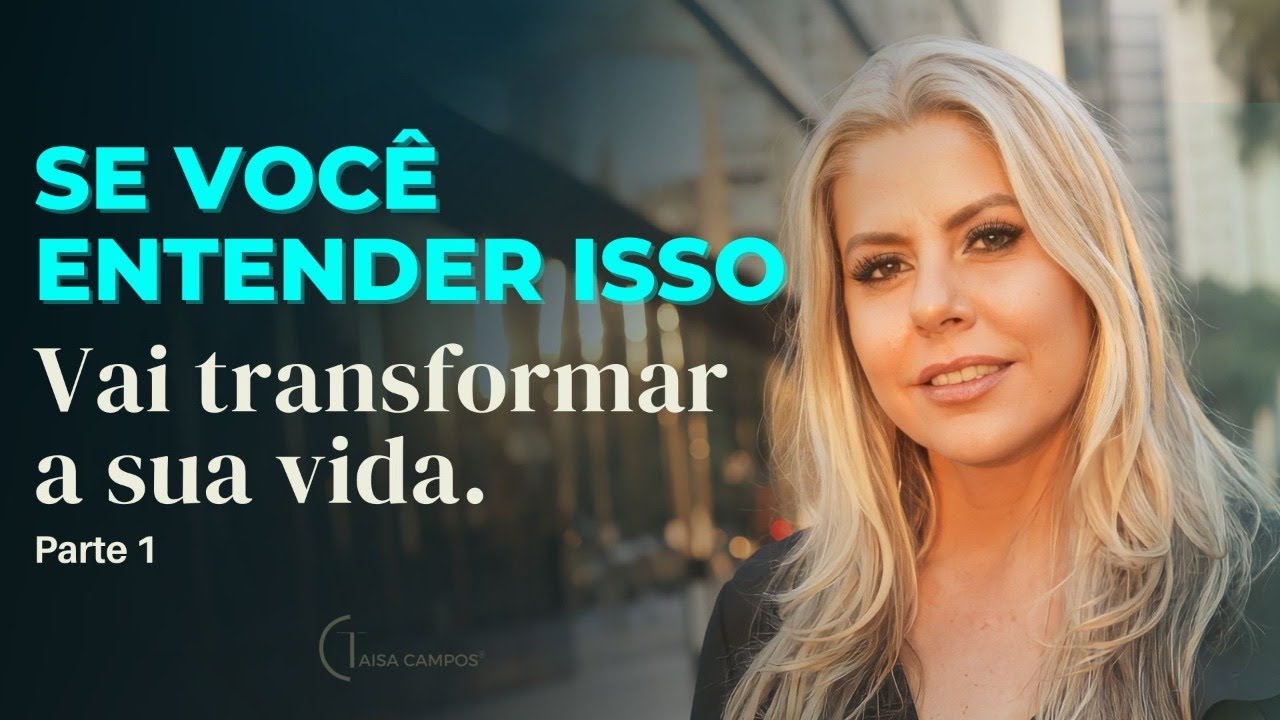 Se você entender isso, vai transformar a sua vida! Live com Taisa Campos