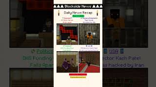 Daily News in 5 seconds! #minecraft #news #tigerwoods #dhs #fbi #kashpatel #stocks #dui #email #iran