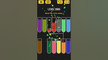 Water sort puzzle level 2665