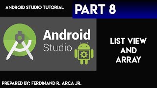 Android Tutorial: Part 8 - List View and Array - Taglish