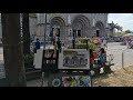 Painting the Manila Cathedral using Casein