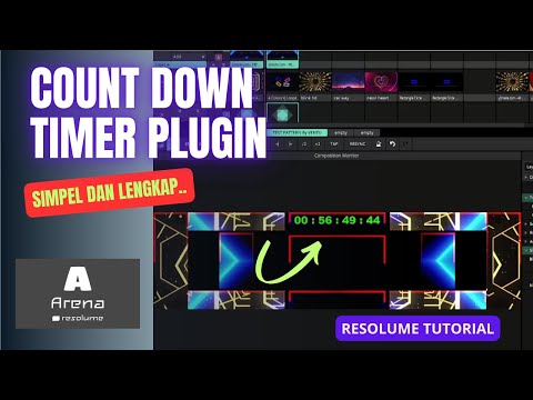 Count Down Timer Plug in Resolume || Resolume Tutorial