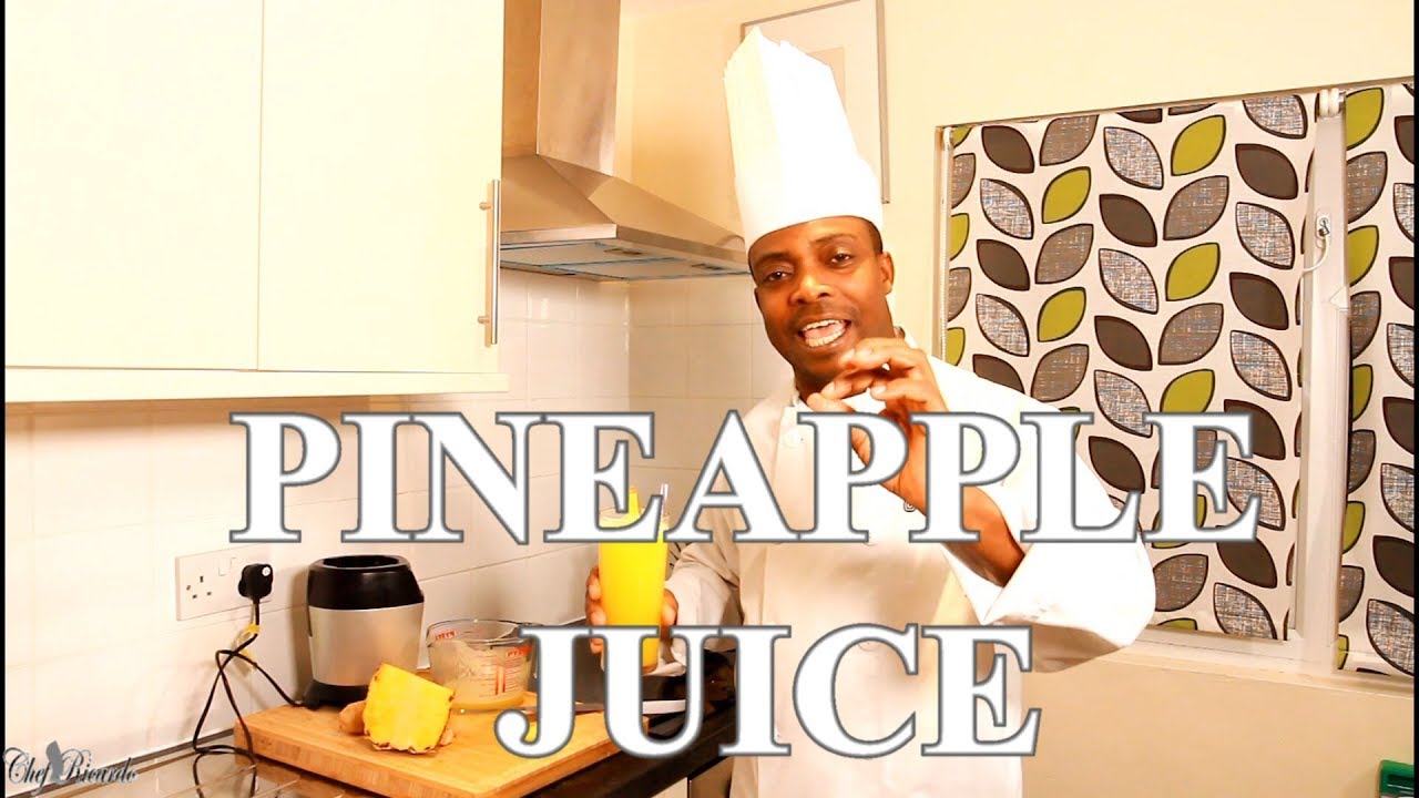 Best Fresh Pineapple Juice At Home For Summer | Chef Ricardo Cooking