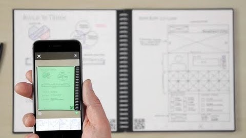 This Smart Notebook connects to an App where It stores useful information