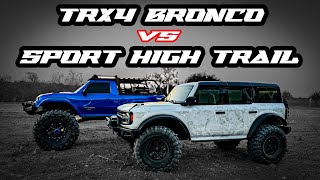 Comparison: Traxxas TRX4 Bronco vs Sport High Trail RC Trucks - Which Reigns Supreme?