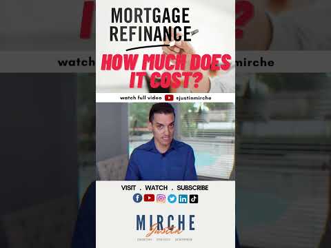 How Much Does It Cost To Refinance A Mortgage