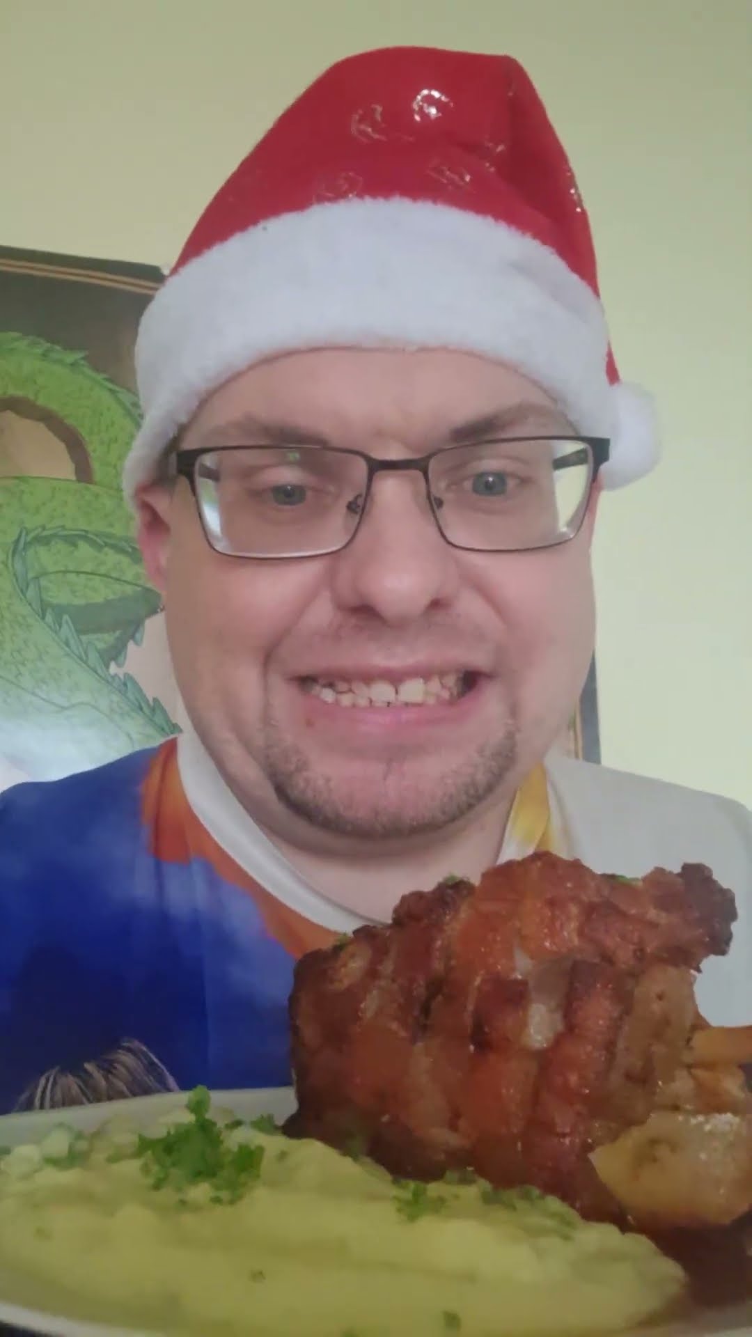 Part: 4 Frische Weihnachtliche Schweinhaxe mit frischen Püree und ...