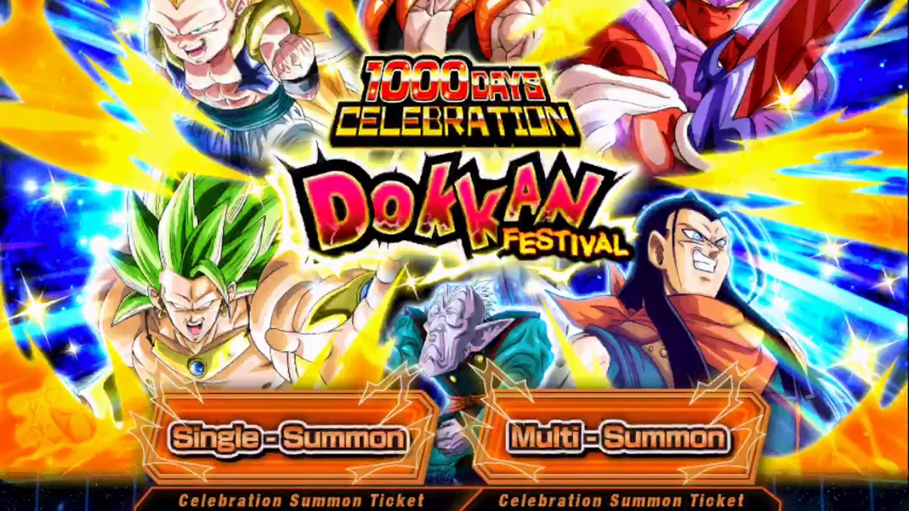 Dokkan Battle: 1000 Day Summoning