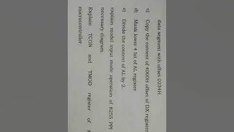 ADVANCED MICROPROCESSOR AND MICROCONTROLLER QUESTION PAPER SEM-6