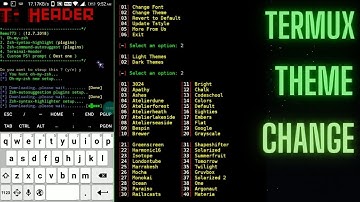 how to install t header in termux | how to add your name in termux