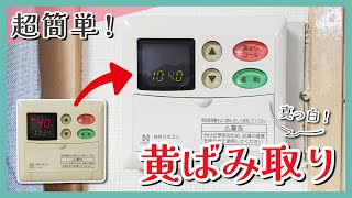 【黄ばみ除去】プラスチックを簡単に真っ白にします