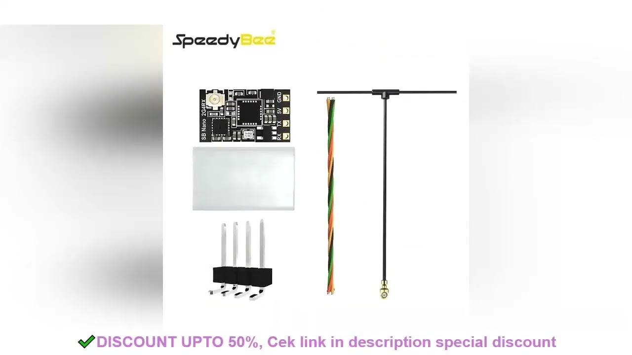 10pcs SpeedyBee Nano 2.4G ExpressLRS ELRS Receiver for FPV Freestyle Long Range Drones DIY Parts