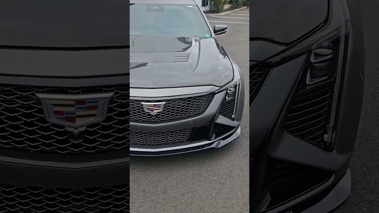 Carbon Fiber Hood Vent Cover for Cadillac CT5-V Blackwing