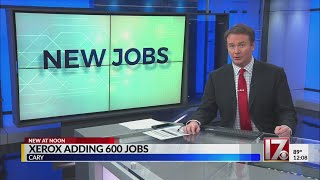Xerox to bring 600 jobs to Cary with $112K average salary