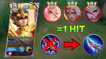 FINALLY I FOUND BEST 1 HIT BURST DAMAGE BUILD FOR BADANG TO RANK UP FASTER SEASON 38!!🔥 | MLBB 