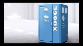 Sound shower - The operating noise of an HST compressor