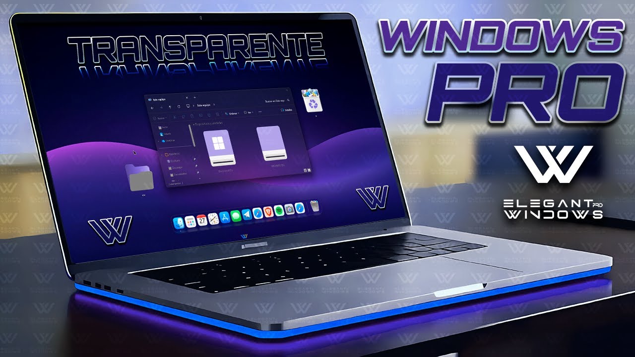 🔥 Cómo personalizar Windows con estilo BLUR  GLASS  Tutorial paso a paso