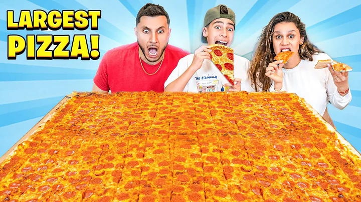 We ATE the World's LARGEST PIZZA! - DayDayNews