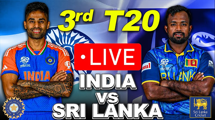 🔴 LIVE | 3rd T20I - India tour of Sri Lanka 2024