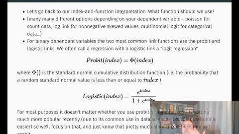 Econometrics - Binary Dependent Variables (Probit, Logit, and Linear Probability Models)